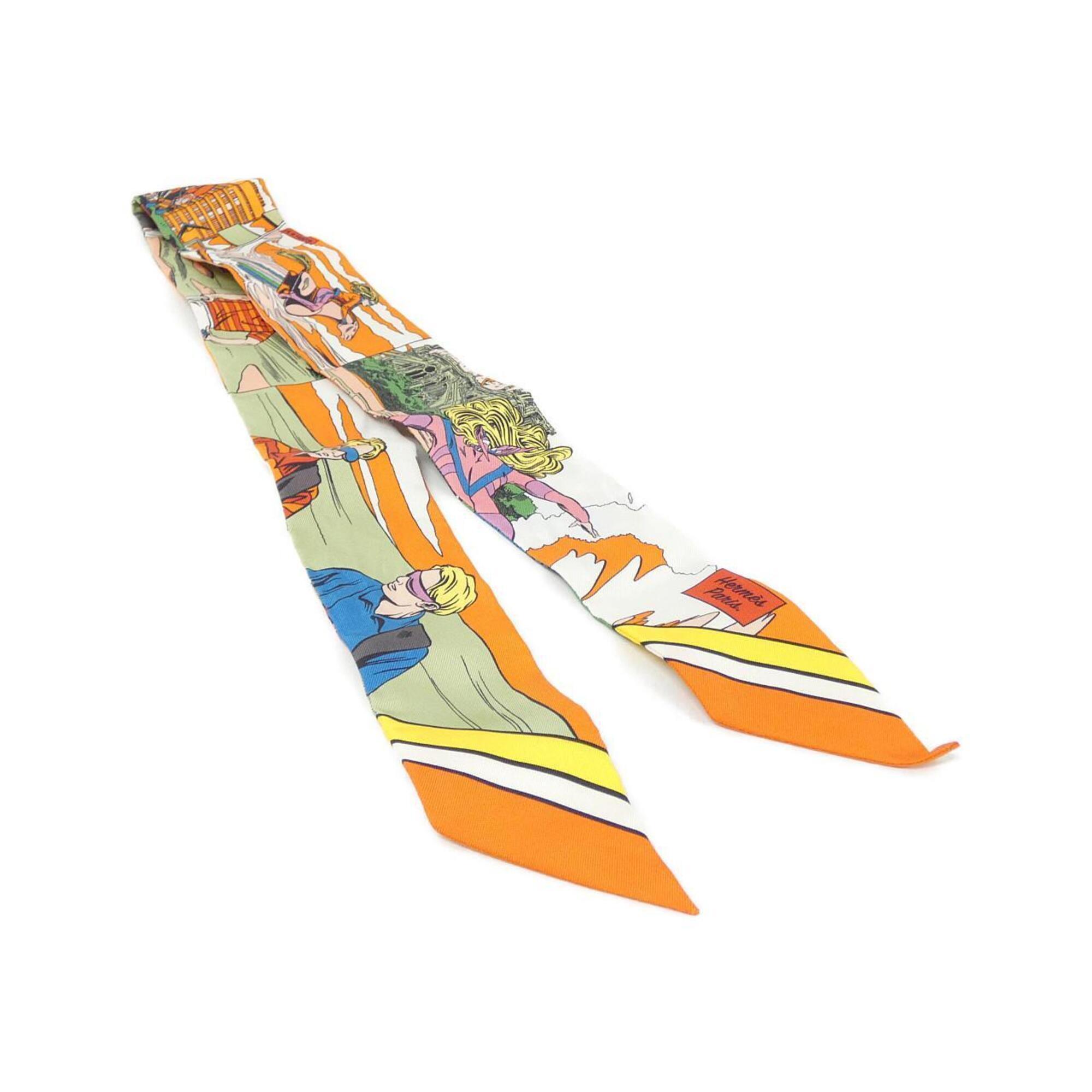 Hermes Wow Twilly 063463s Scarf Muffler